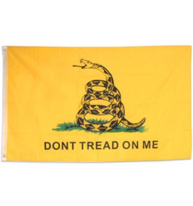 Picture 5 of Authentic 18th Century Replica of the Don't Tread On Me Flag (Gadsden Flag)