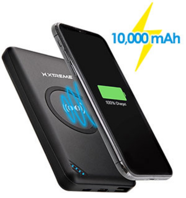 Picture 5 of 10,000mAh Wireless Charger Power Bank with USB Outlet