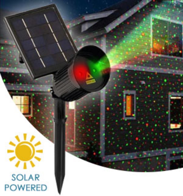 Picture 5 of Outdoor Solar Laser Light Projector with Red and Green Lights