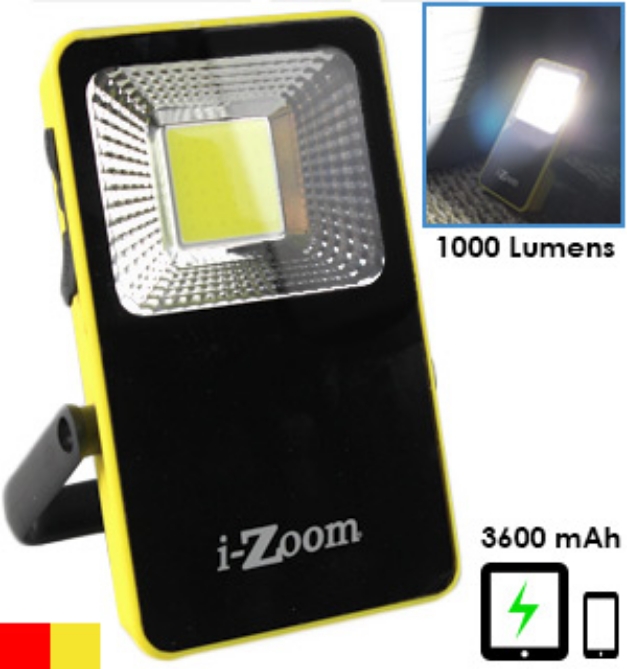 Picture 6 of Portable 1000 Lumen Flood Light and Power Bank