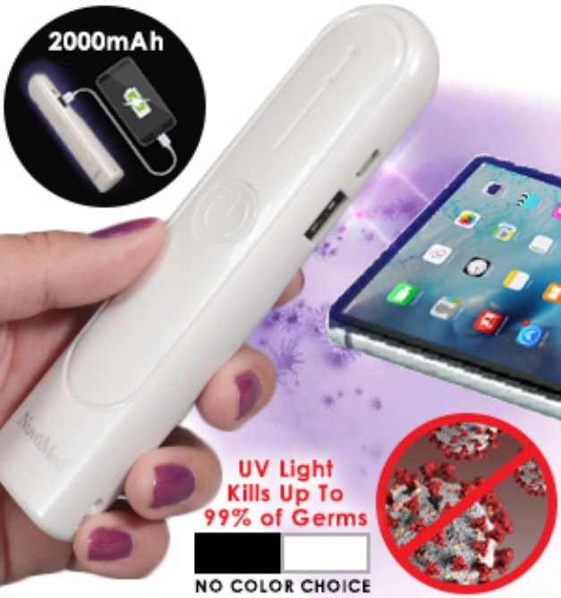 Click to view picture 8 of Portable Germicidal UV Sterilizer Wand with Powerbank