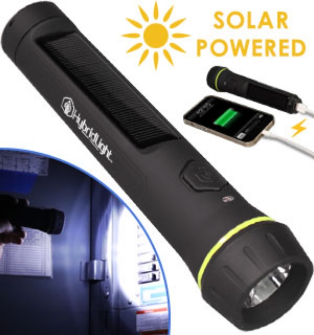 Picture 7 of HybridLight Solar-Powered Survival Flashlight and Power Bank