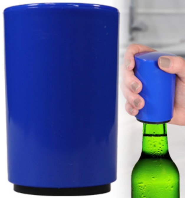 Picture 1 of Push Down and Pop Off Bottle Opener