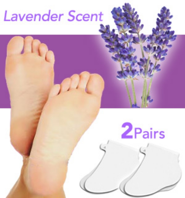 Picture 1 of Lavender Exfoliating Foot Mask <BR>2-Pack