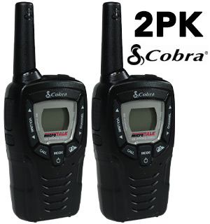 COBRA CXT345 Deluxe Outdoor Long Range Walkie Talkies (2PK) Refurbished