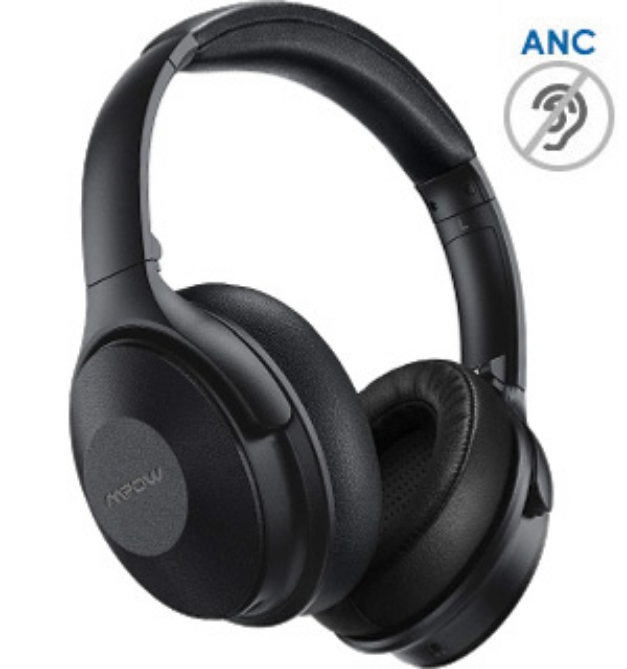 Picture 1 of Premium Leatherette Active Noise Canceling Headphones