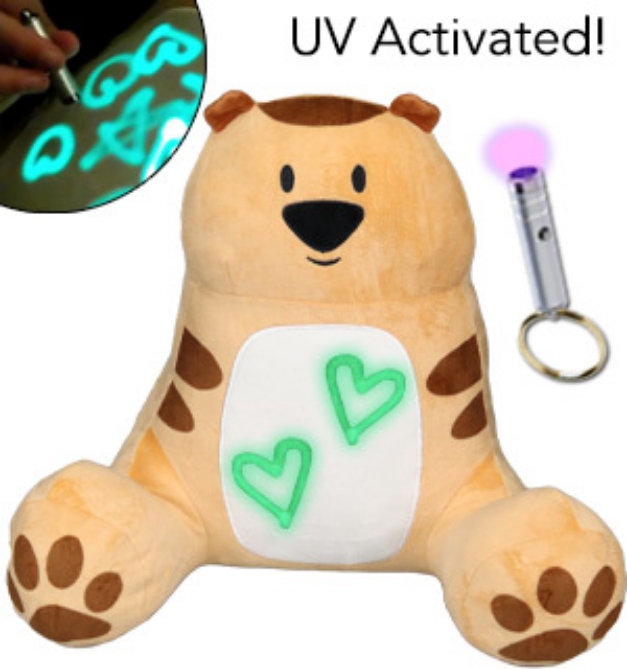 Picture 1 of AniMates Glo-Plush Teddy Bear with "Magic Wand"