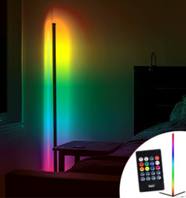 Picture 1 of Color-Changing Standing Floor Lamp with Remote