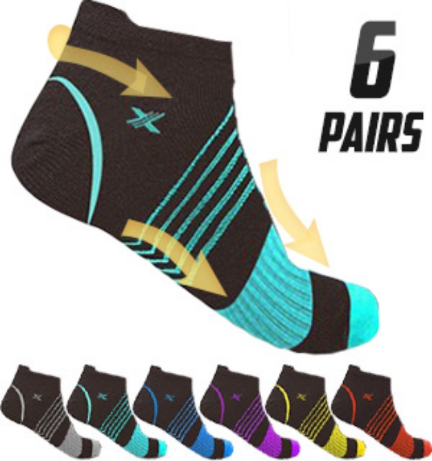 Picture 1 of Petro-Verge Ankle Sport Compression Socks by Extreme Fit