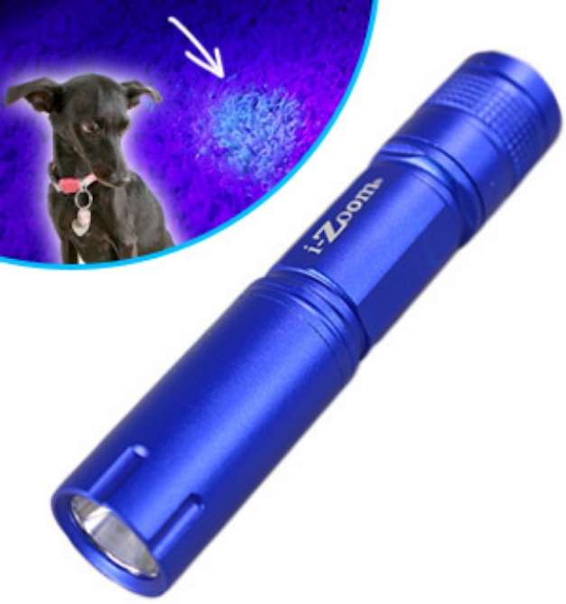 Picture 1 of Stain-Detecting Aluminum UltraViolet Flashlight