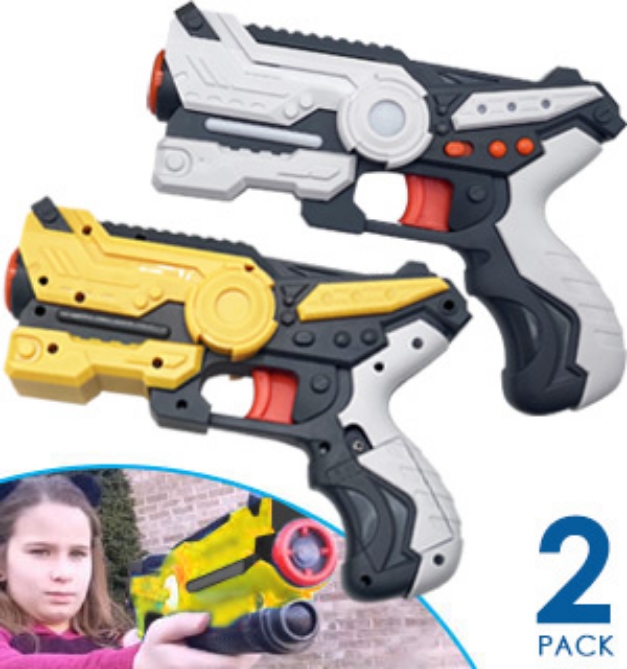 Picture 1 of Star Warrior Laser Tag Blasters 2-Pack