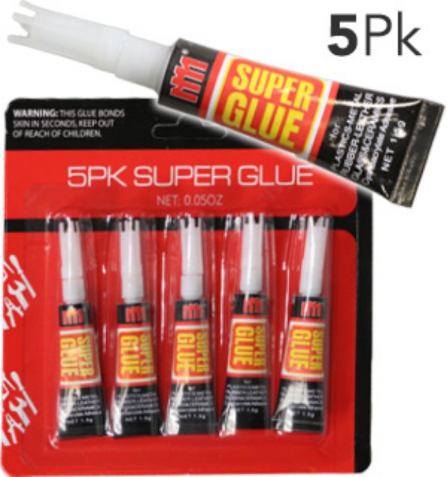 Picture 1 of 5-Pack of Super Glue