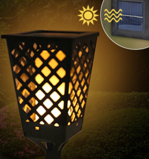 Picture 1 of Dancing Solar Flame Tiki Torch Light