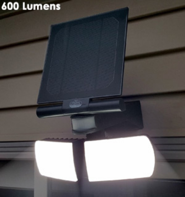 Picture 1 of Industrial Solar-Powered Dual Security Spotlights