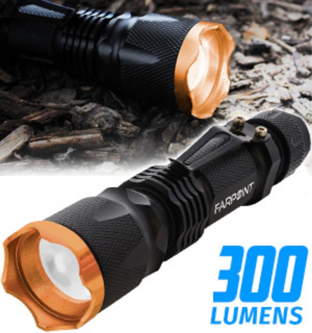 Picture 1 of Micro SWAT Tactical Flashlight: 300 Lumens