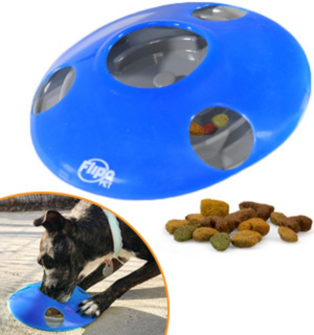 Picture 1 of U.F.O. Ultimate Feeding Object- Dog Treat Puzzle Bowl