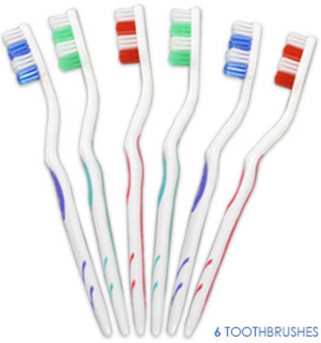 Picture 1 of Toothbrush 6pk