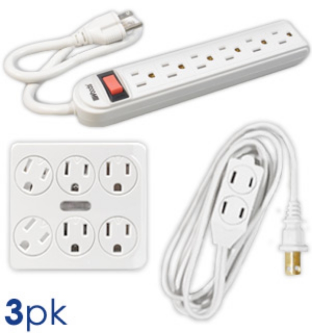 Picture 1 of Power Outlet 3pc Value Pack by Woods