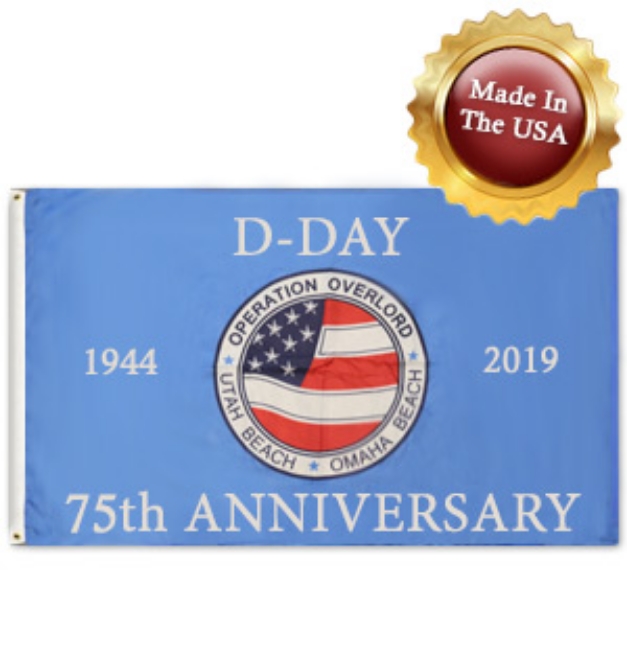 Picture 1 of 75th Anniversary of D-Day Flag