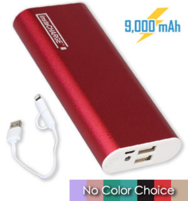 Picture 1 of 9,000 mAh instaCharge Power Bank