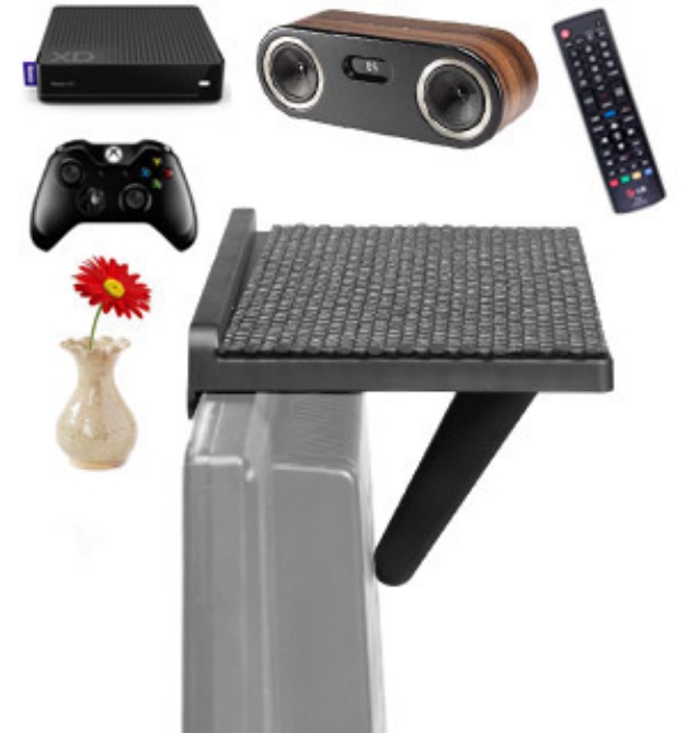 Picture 1 of 12in Add-A-Shelf TV Topper: Mount Speakers, Controllers, Media Boxes and More