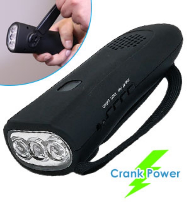 Picture 1 of The BEST Hand-Crank Flashlight With Emergency Radio and Power Bank