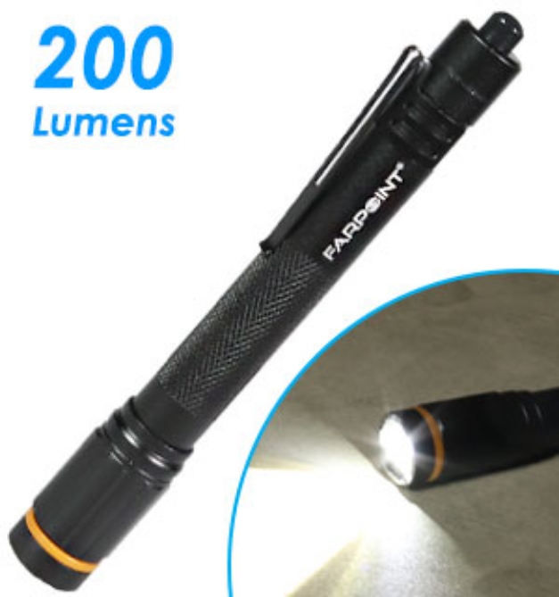 Picture 1 of 200 Lumen Pocket Pen Light by Farpoint