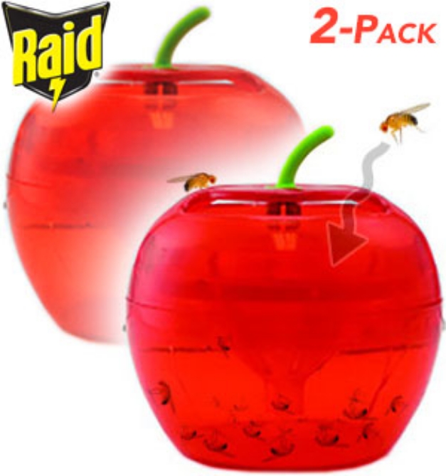 Picture 1 of Raid Fruit Fly Traps 2-Pack - just add water!