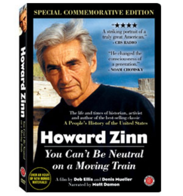 Picture 1 of Howard Zinn: You Can't Be Neutral On a Moving Train - Special Commemorative Edition DVD
