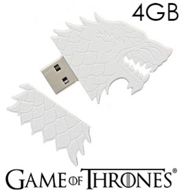 Picture 1 of Game of Thrones Stark Sigil USB 4GB Flash Drive