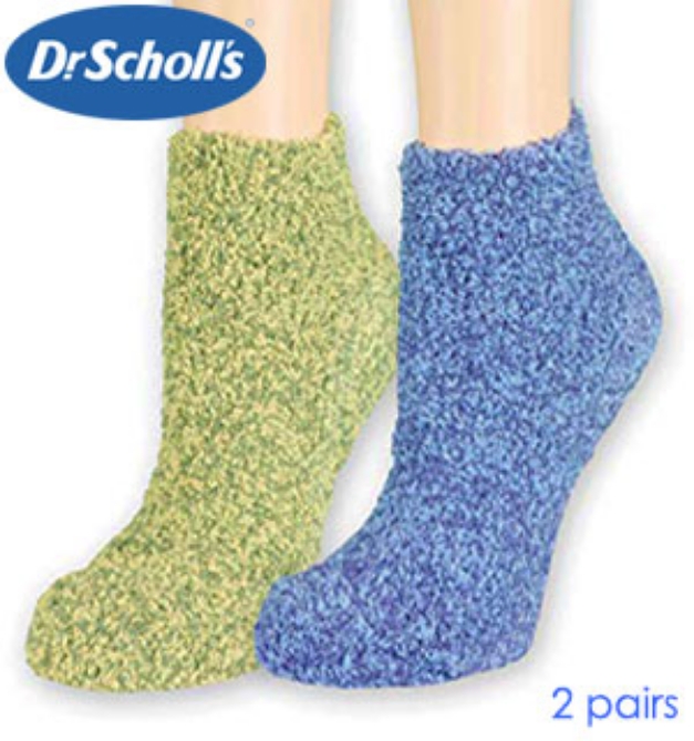 Picture 1 of 2-PK of Dr.Scholl's Ultra Comfort Soothing Spa Socks