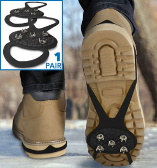 Picture 1 of Ice Traction Cleats - No-Slip Snow and Ice Grippers for All Shoes