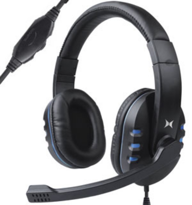Picture 1 of Stereo Headset with Adjustable Boom Mic for Gaming and Video Chatting