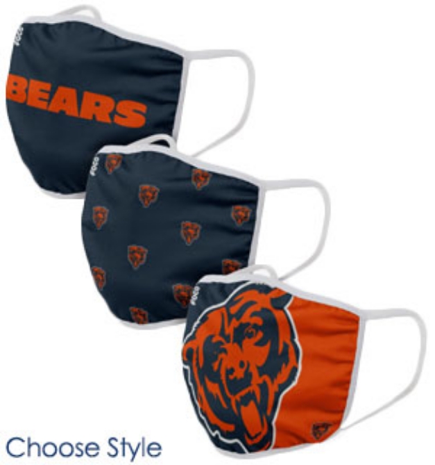 Picture 1 of Chicago Bears Face Mask