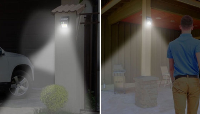 Click to view picture 6 of Solar-Powered Night Beam Outdoor Security Light
