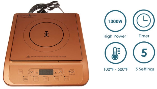 Picture 9 of Copper Chef Portable Induction Cooktop