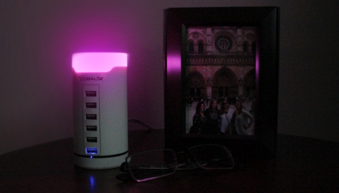Picture 2 of 6 USB Port Charging Station with Mood Light