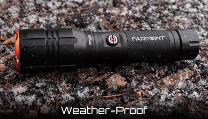 Picture 2 of Farpoint 2500LM Rechargeable Flashlight and Power Bank