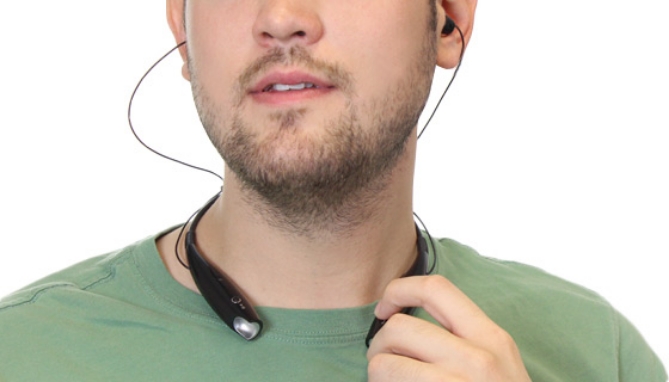 Picture 2 of FLEX Behind The Neck Wireless Headset with Microphone - NEW LOW PRICE