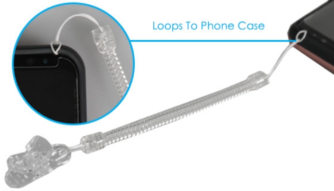 Picture 2 of Smartphone Anti-theft Cable with Clip