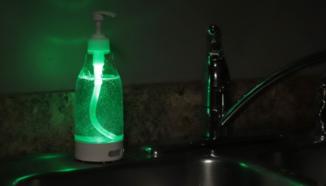 Picture 10 of Motion and Light Activated LED Soap and Sanitizer Dispenser with Night Light