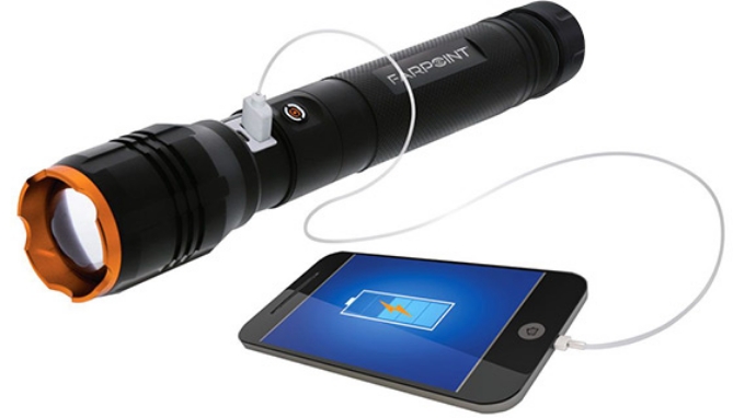 Picture 3 of 5000 Lumen Rechargeable Flashlight with Power Bank