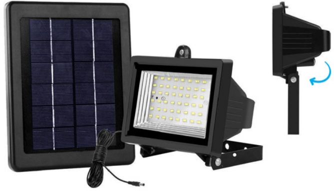 Picture 3 of Solar Powered Security Flood Light