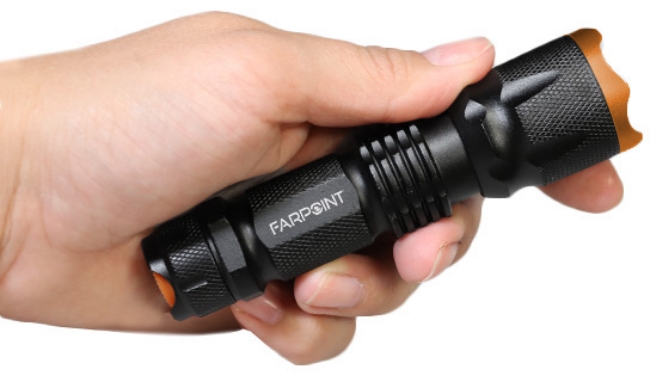 Click to view picture 3 of Micro SWAT Tactical Flashlight: 300 Lumens