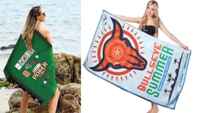 Picture 3 of Beach Towel Games <br> 3 To Choose From