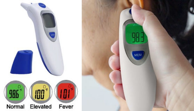 Picture 2 of Color-Coded Infrared Thermometer
