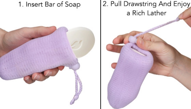 Picture 2 of Exfoliating Soap Saver 2-pack by Savvy Spa