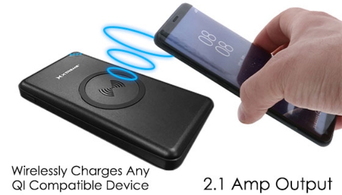 Picture 6 of 10,000mAh Wireless Charger Power Bank with USB Outlet
