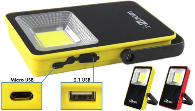 Picture 3 of Portable 1000 Lumen Flood Light and Power Bank