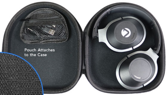 Picture 3 of Bluetooth Headphones with Carrying Case Harmonic Series